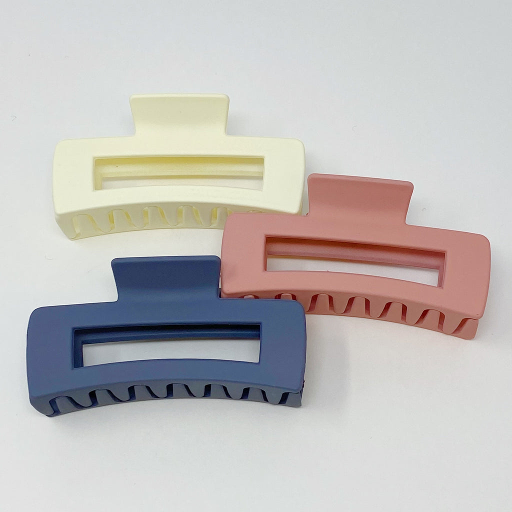 Matte Hair Claw Clip Set – Chic Acrylic Claw Clips, Gift for Women