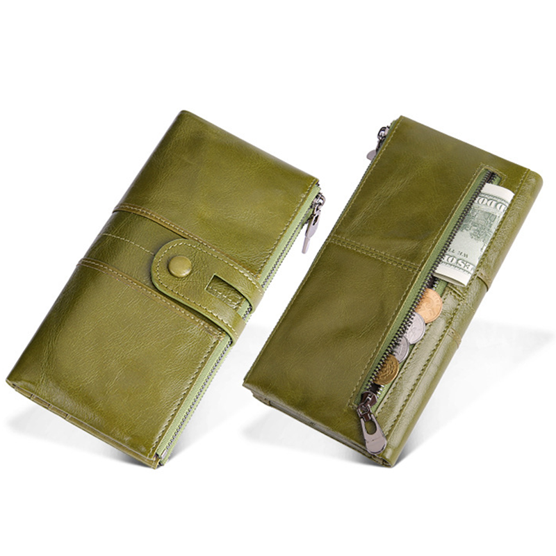 Vintage Leather Long Wallet for Men – A Timeless Gift for Him