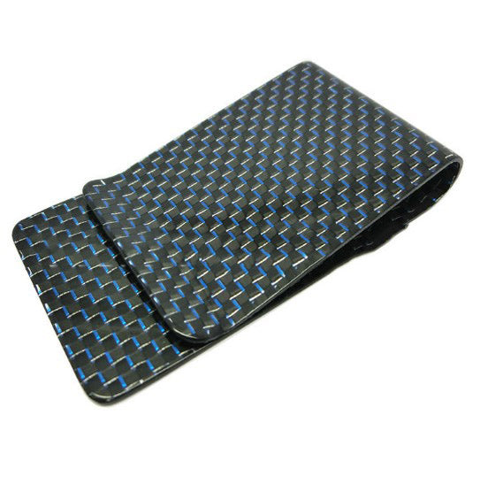 Carbon Fiber Money Clip Wallet for Men – Slim Business Card Holder, Gift for Him