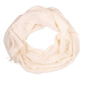 Baby Alpaca and Silk Shawl - Ivory