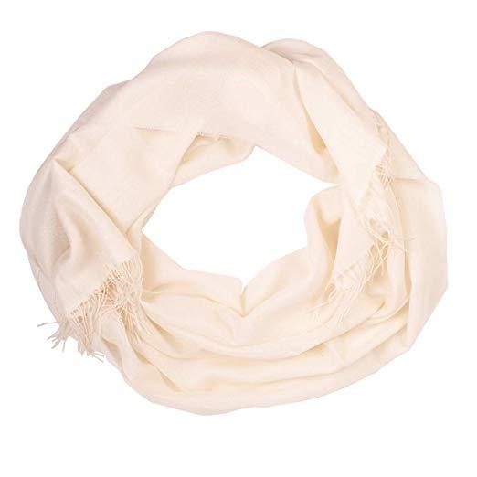 Baby Alpaca and Silk Shawl - Ivory
