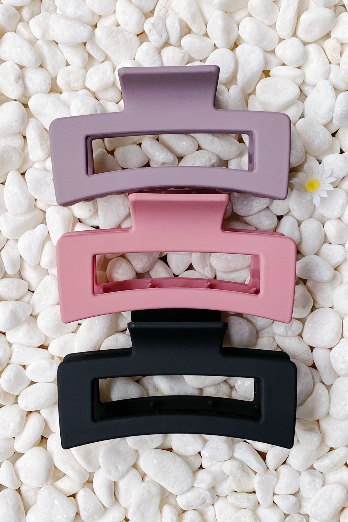 Matte Hair Claw Clip Set – Chic Acrylic Claw Clips, Gift for Women