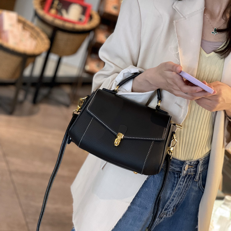 Chic Leather Crossbody Bag for Women – Small Everyday Purse, Gift for Her